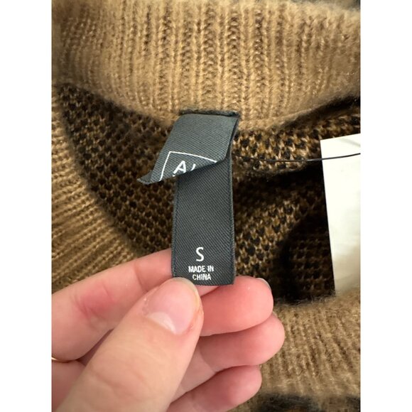 Alya Leopard Wild Animal Print Sweater S By Francescas - Picture 10 of 14